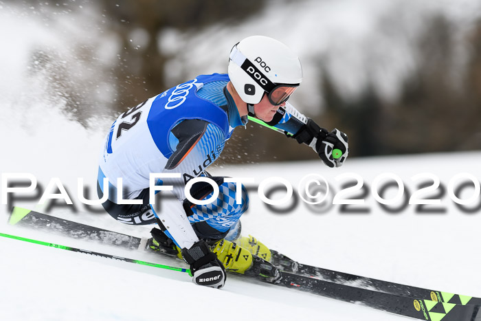 Bayerische Schülermeisterschaft Alpin Riesenslalom 25.01.2020