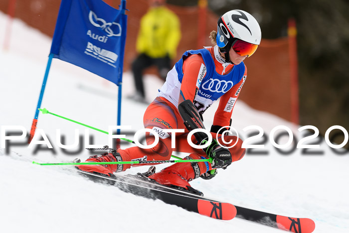 Bayerische Schülermeisterschaft Alpin Riesenslalom 25.01.2020