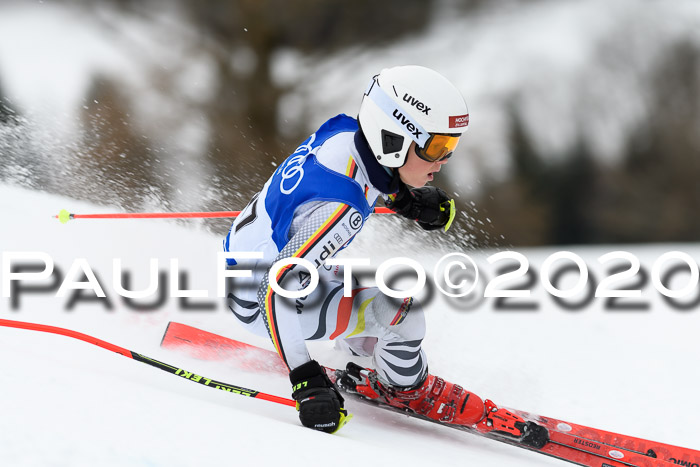 Bayerische Schülermeisterschaft Alpin Riesenslalom 25.01.2020