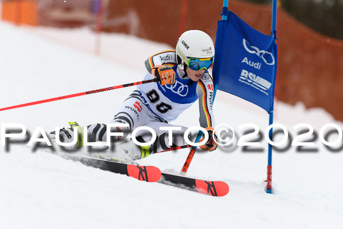 Bayerische Schülermeisterschaft Alpin Riesenslalom 25.01.2020