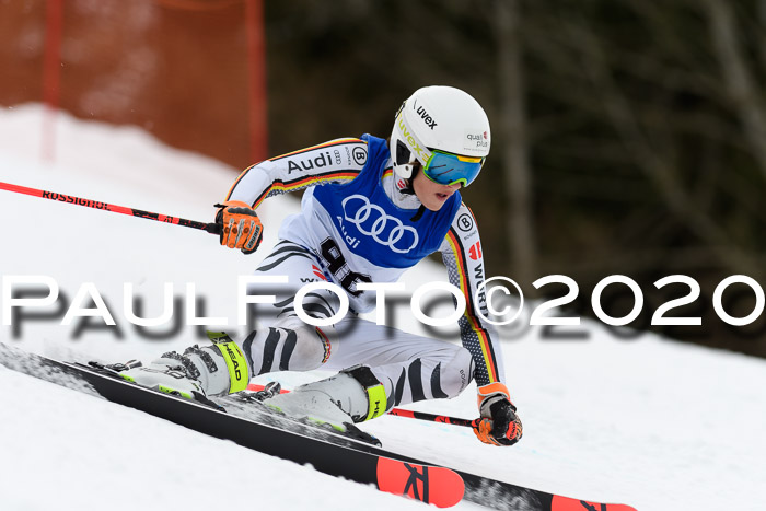 Bayerische Schülermeisterschaft Alpin Riesenslalom 25.01.2020