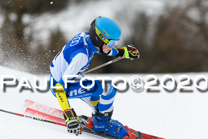 Bayerische Schülermeisterschaft Alpin Riesenslalom 25.01.2020