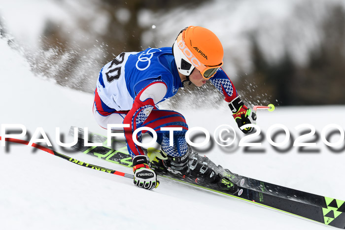 Bayerische Schülermeisterschaft Alpin Riesenslalom 25.01.2020