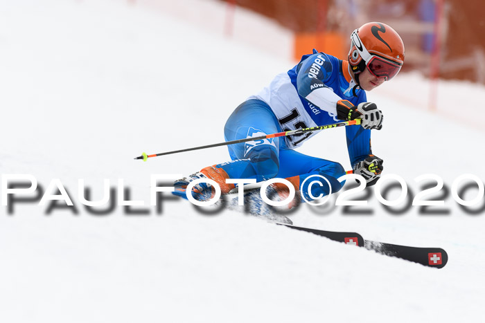 Bayerische Schülermeisterschaft Alpin Riesenslalom 25.01.2020