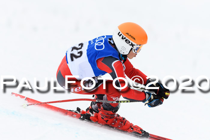 Bayerische Schülermeisterschaft Alpin Riesenslalom 25.01.2020