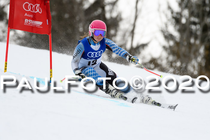 Bayerische Schülermeisterschaft Alpin Riesenslalom 25.01.2020