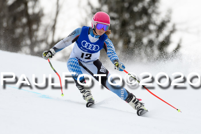 Bayerische Schülermeisterschaft Alpin Riesenslalom 25.01.2020