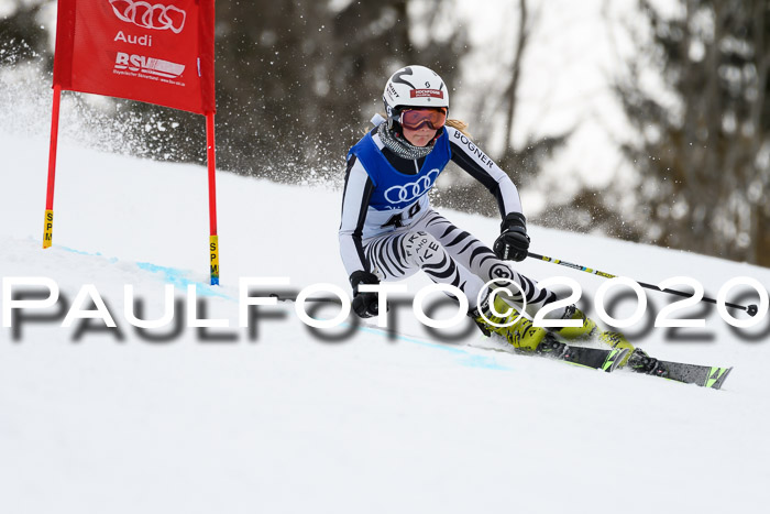 Bayerische Schülermeisterschaft Alpin Riesenslalom 25.01.2020