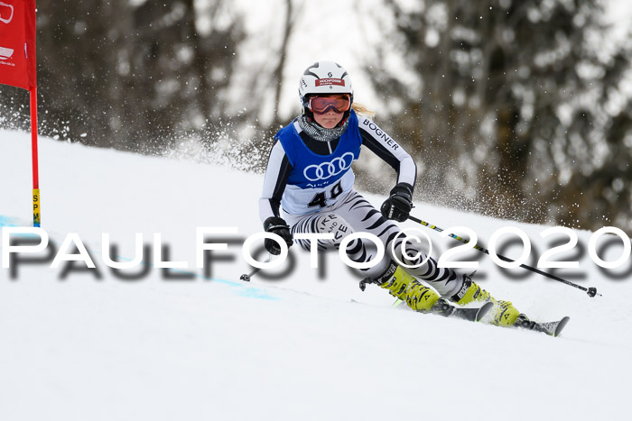 Bayerische Schülermeisterschaft Alpin Riesenslalom 25.01.2020