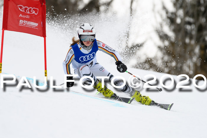 Bayerische Schülermeisterschaft Alpin Riesenslalom 25.01.2020