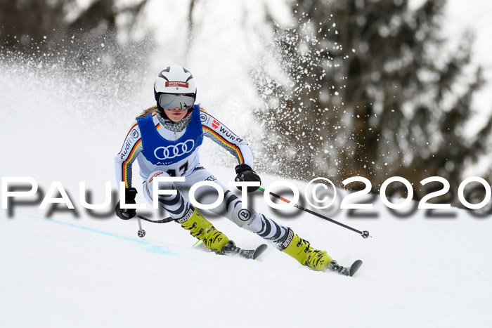 Bayerische Schülermeisterschaft Alpin Riesenslalom 25.01.2020