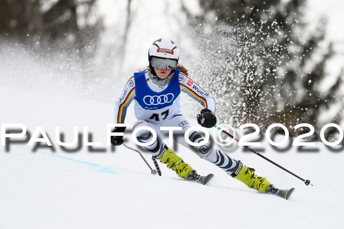 Bayerische Schülermeisterschaft Alpin Riesenslalom 25.01.2020