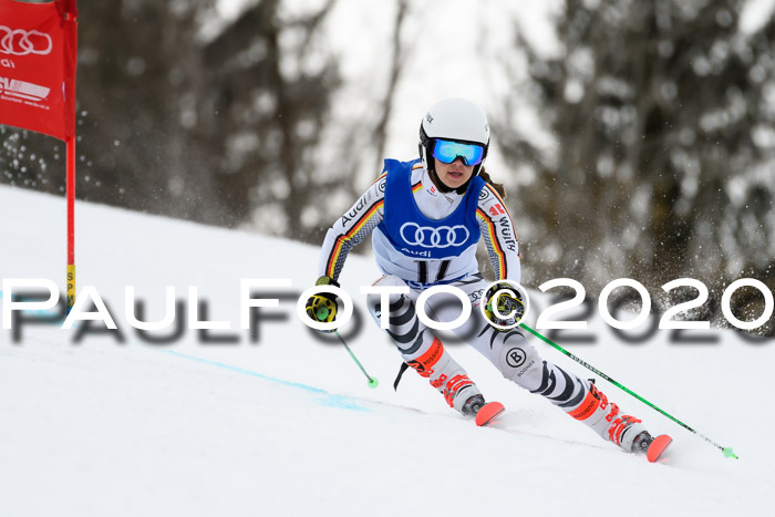 Bayerische Schülermeisterschaft Alpin Riesenslalom 25.01.2020