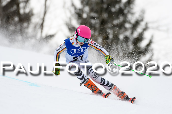 Bayerische Schülermeisterschaft Alpin Riesenslalom 25.01.2020