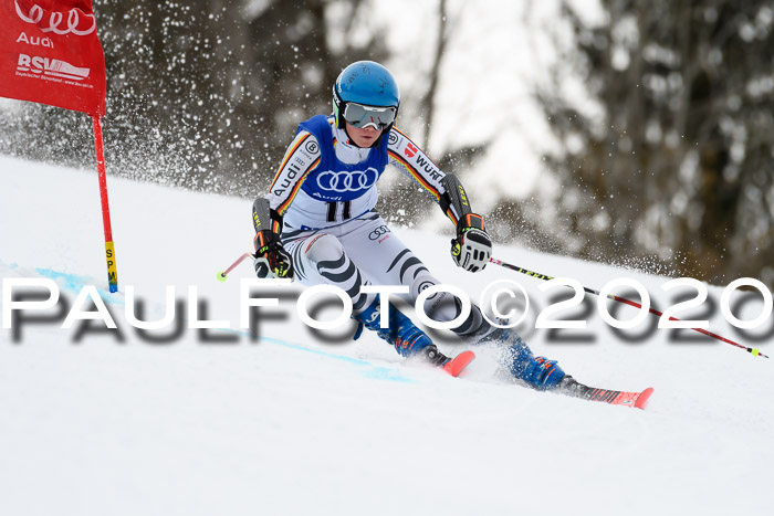 Bayerische Schülermeisterschaft Alpin Riesenslalom 25.01.2020