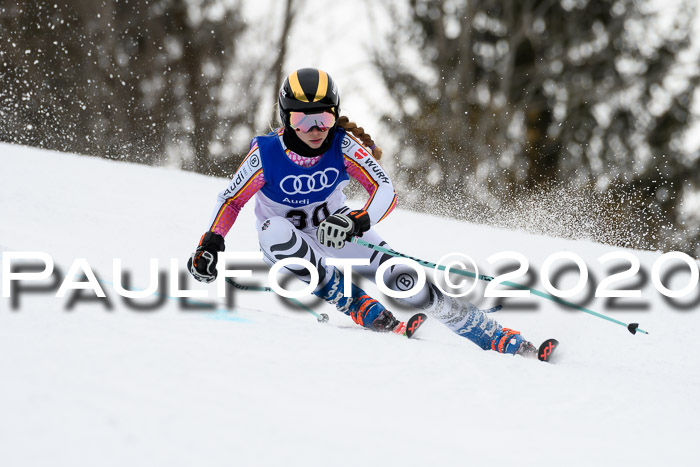 Bayerische Schülermeisterschaft Alpin Riesenslalom 25.01.2020