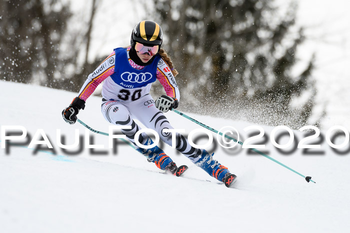 Bayerische Schülermeisterschaft Alpin Riesenslalom 25.01.2020