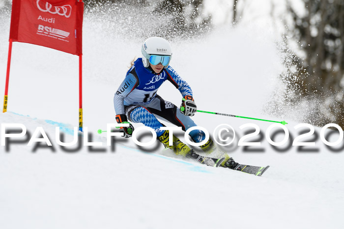 Bayerische Schülermeisterschaft Alpin Riesenslalom 25.01.2020