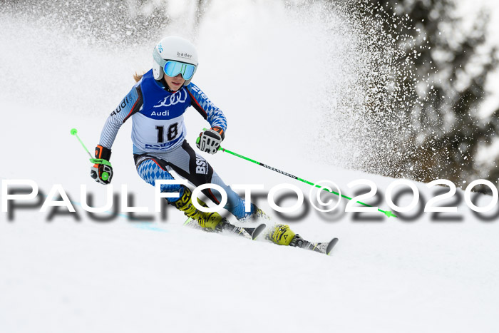 Bayerische Schülermeisterschaft Alpin Riesenslalom 25.01.2020