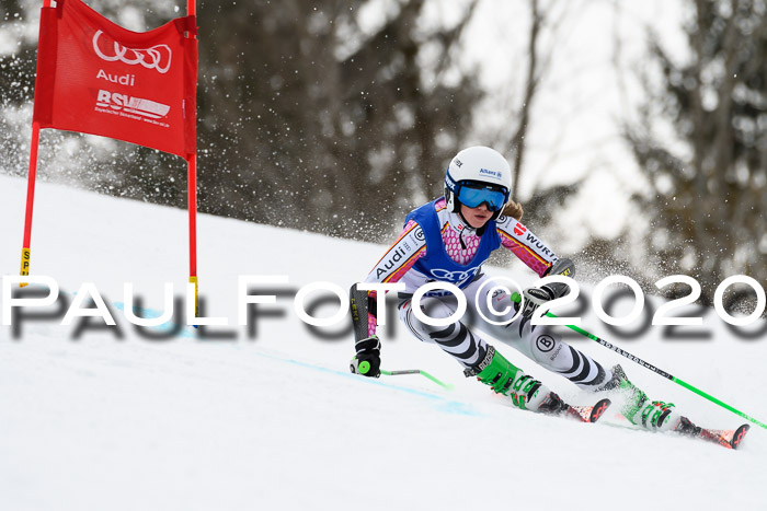 Bayerische Schülermeisterschaft Alpin Riesenslalom 25.01.2020