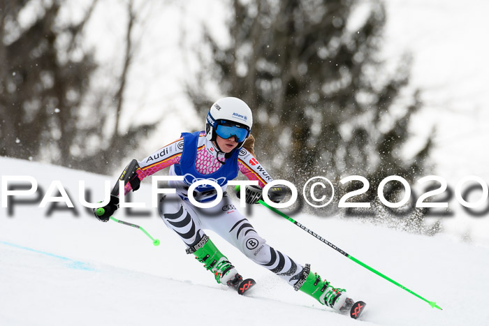 Bayerische Schülermeisterschaft Alpin Riesenslalom 25.01.2020