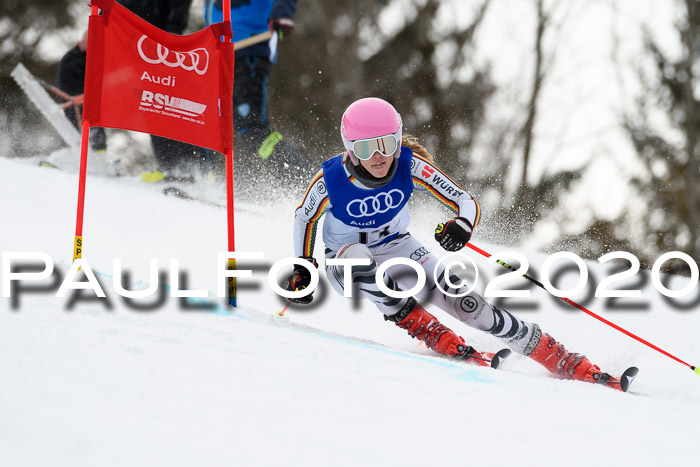 Bayerische Schülermeisterschaft Alpin Riesenslalom 25.01.2020