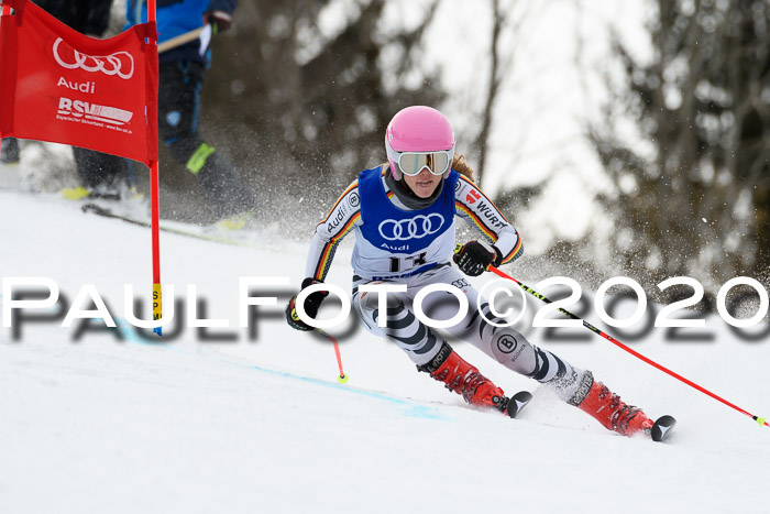 Bayerische Schülermeisterschaft Alpin Riesenslalom 25.01.2020