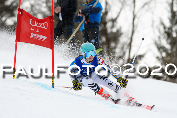 Bayerische Schülermeisterschaft Alpin Riesenslalom 25.01.2020