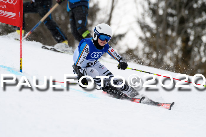 Bayerische Schülermeisterschaft Alpin Riesenslalom 25.01.2020