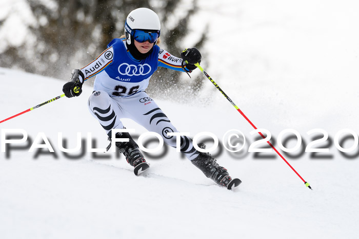 Bayerische Schülermeisterschaft Alpin Riesenslalom 25.01.2020