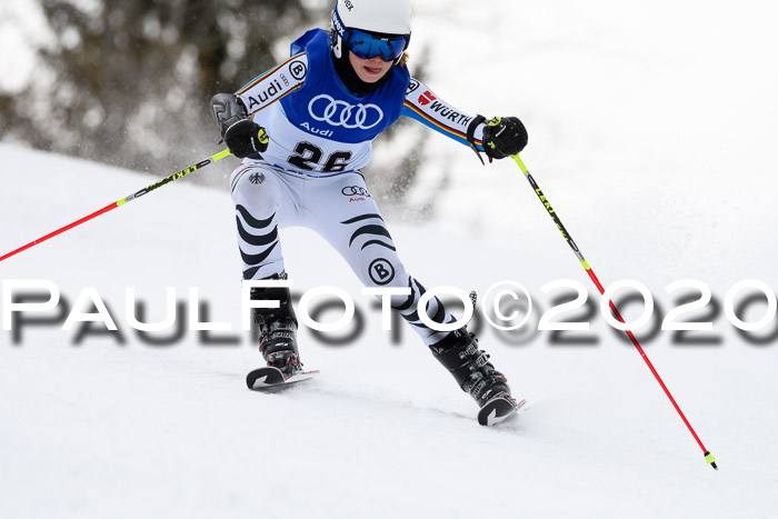 Bayerische Schülermeisterschaft Alpin Riesenslalom 25.01.2020