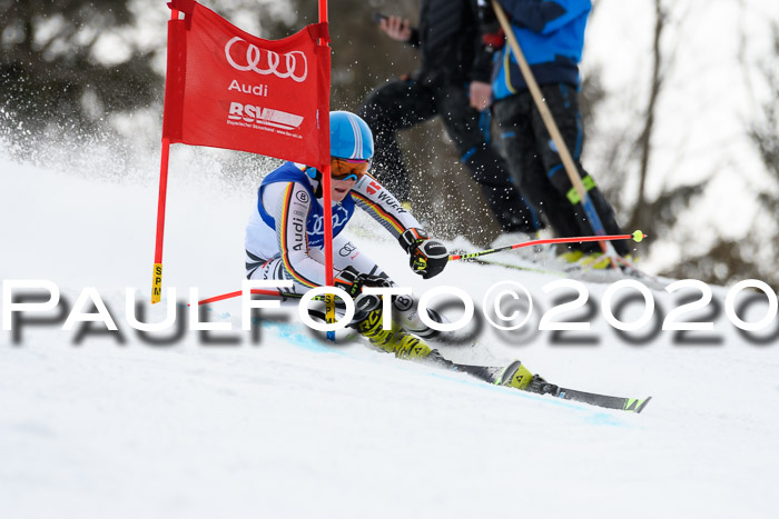 Bayerische Schülermeisterschaft Alpin Riesenslalom 25.01.2020