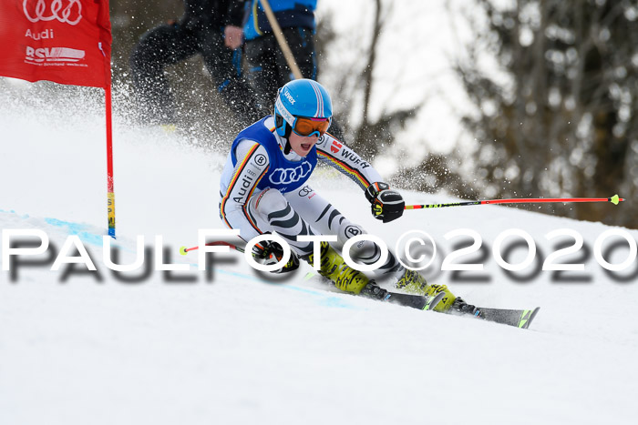 Bayerische Schülermeisterschaft Alpin Riesenslalom 25.01.2020