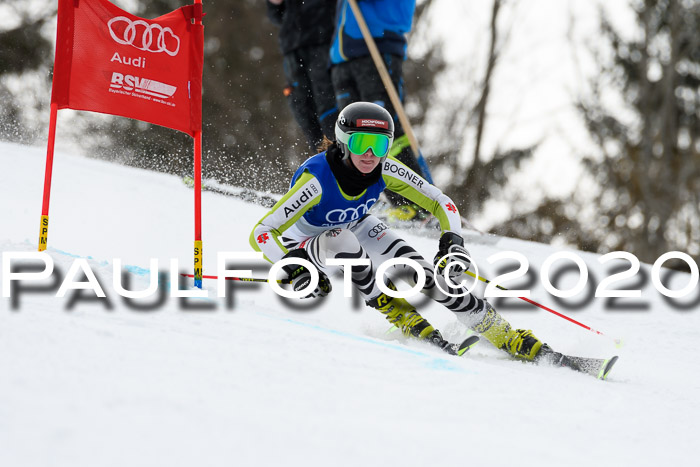 Bayerische Schülermeisterschaft Alpin Riesenslalom 25.01.2020