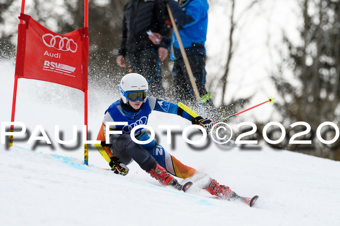 Bayerische Schülermeisterschaft Alpin Riesenslalom 25.01.2020