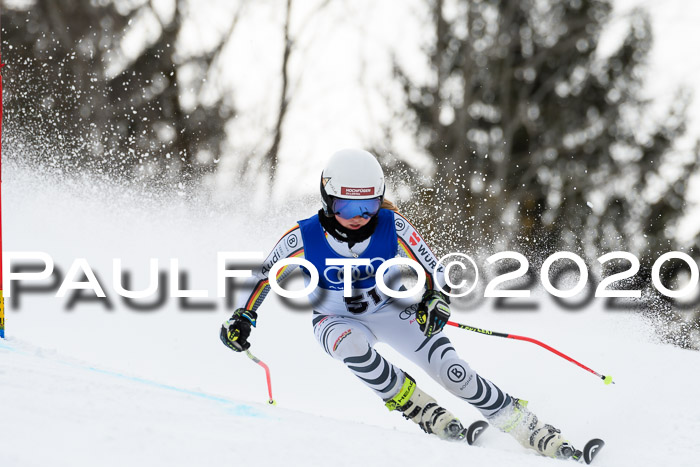 Bayerische Schülermeisterschaft Alpin Riesenslalom 25.01.2020