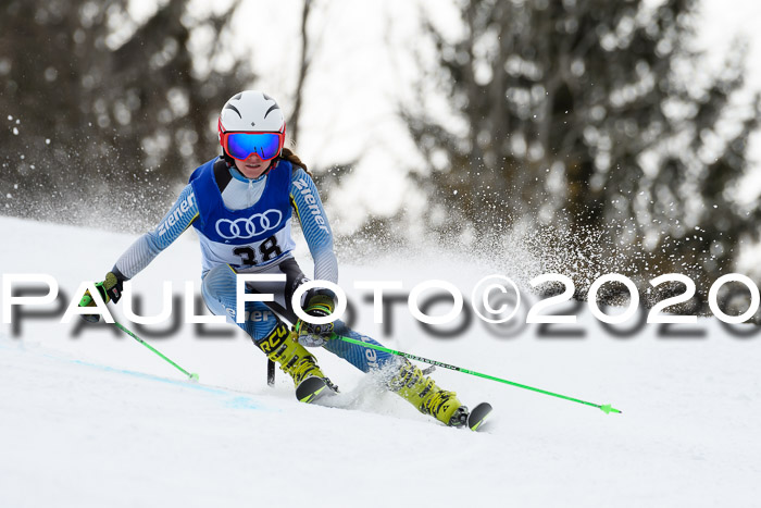 Bayerische Schülermeisterschaft Alpin Riesenslalom 25.01.2020