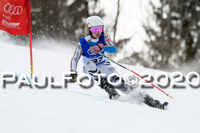 Bayerische Schülermeisterschaft Alpin Riesenslalom 25.01.2020