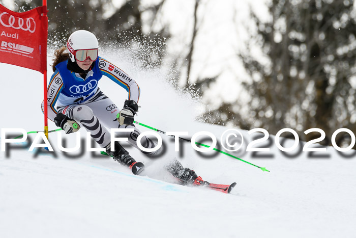 Bayerische Schülermeisterschaft Alpin Riesenslalom 25.01.2020