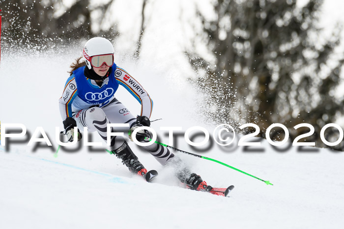 Bayerische Schülermeisterschaft Alpin Riesenslalom 25.01.2020