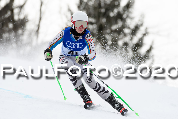 Bayerische Schülermeisterschaft Alpin Riesenslalom 25.01.2020