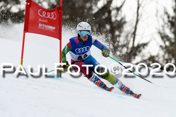 Bayerische Schülermeisterschaft Alpin Riesenslalom 25.01.2020