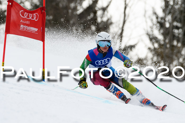 Bayerische Schülermeisterschaft Alpin Riesenslalom 25.01.2020