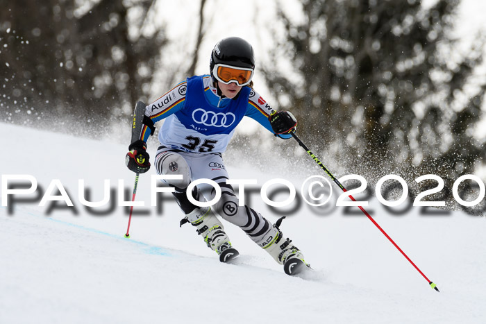 Bayerische Schülermeisterschaft Alpin Riesenslalom 25.01.2020