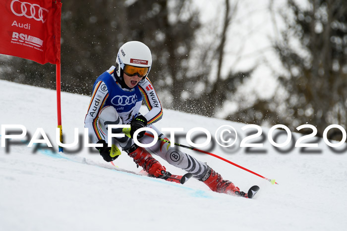 Bayerische Schülermeisterschaft Alpin Riesenslalom 25.01.2020