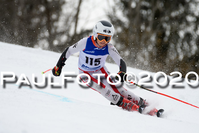 Bayerische Schülermeisterschaft Alpin Riesenslalom 25.01.2020