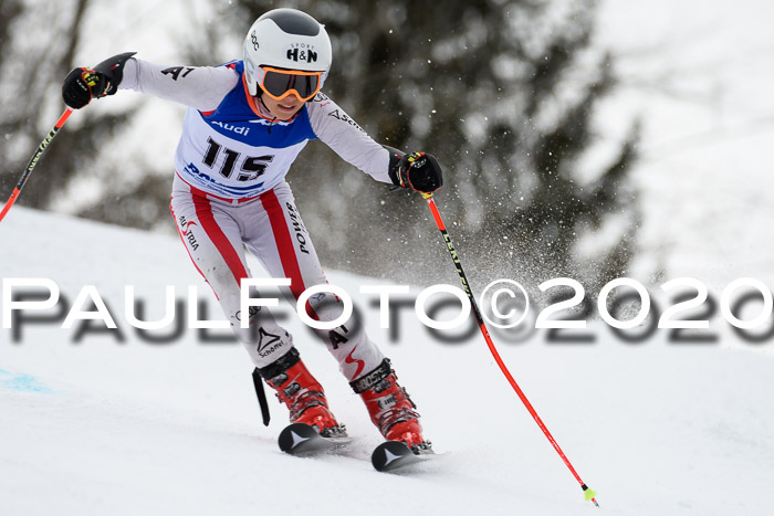 Bayerische Schülermeisterschaft Alpin Riesenslalom 25.01.2020