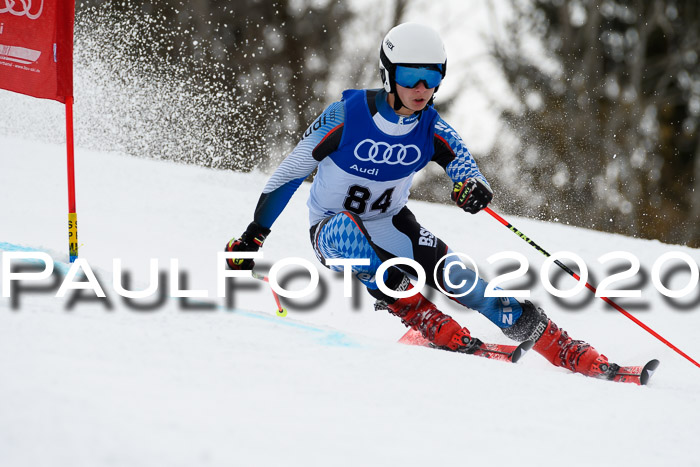 Bayerische Schülermeisterschaft Alpin Riesenslalom 25.01.2020