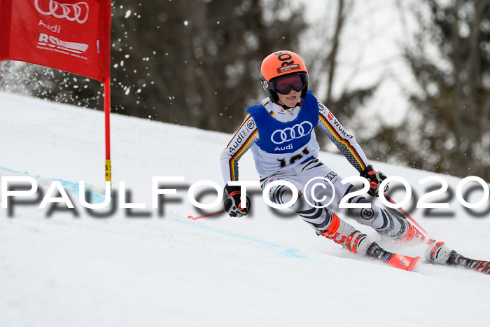 Bayerische Schülermeisterschaft Alpin Riesenslalom 25.01.2020