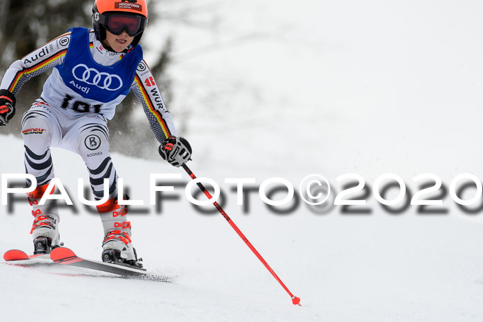 Bayerische Schülermeisterschaft Alpin Riesenslalom 25.01.2020